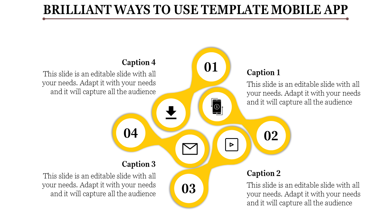 Free - Eye-Catching Mobile App PowerPoint Template Diagram